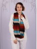 Jersey Loop Strips Print Scarf